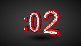 3D立体旋转倒计时flash动画